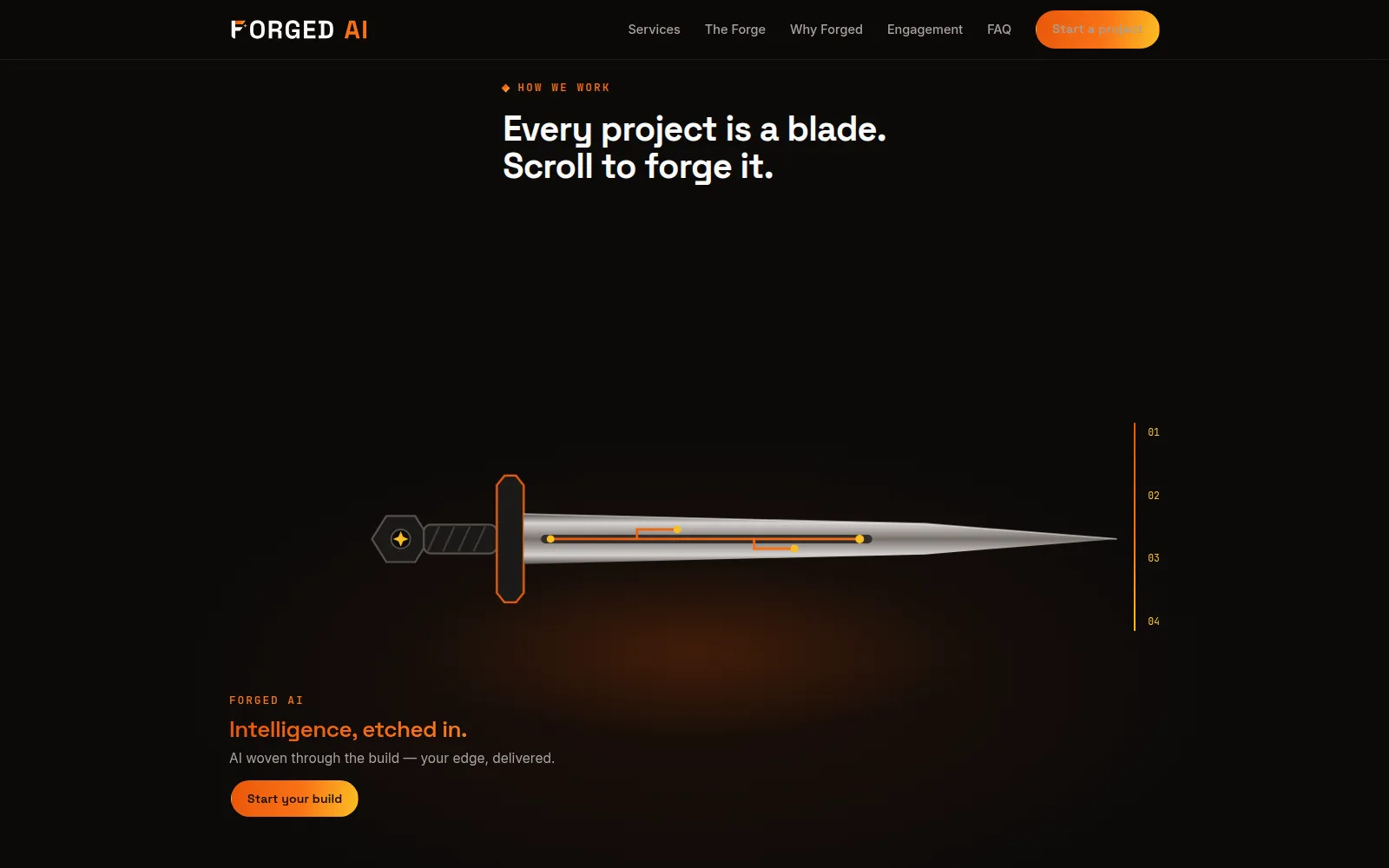 Screenshot of Forged AI